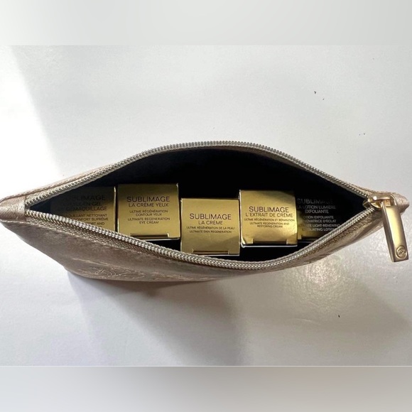 Chanel SUBLIMAGE Travel 8 Pieces Bundle with SUBLIMAGE Pouch 6”x4.5” And Jars - Picture 5 of 16